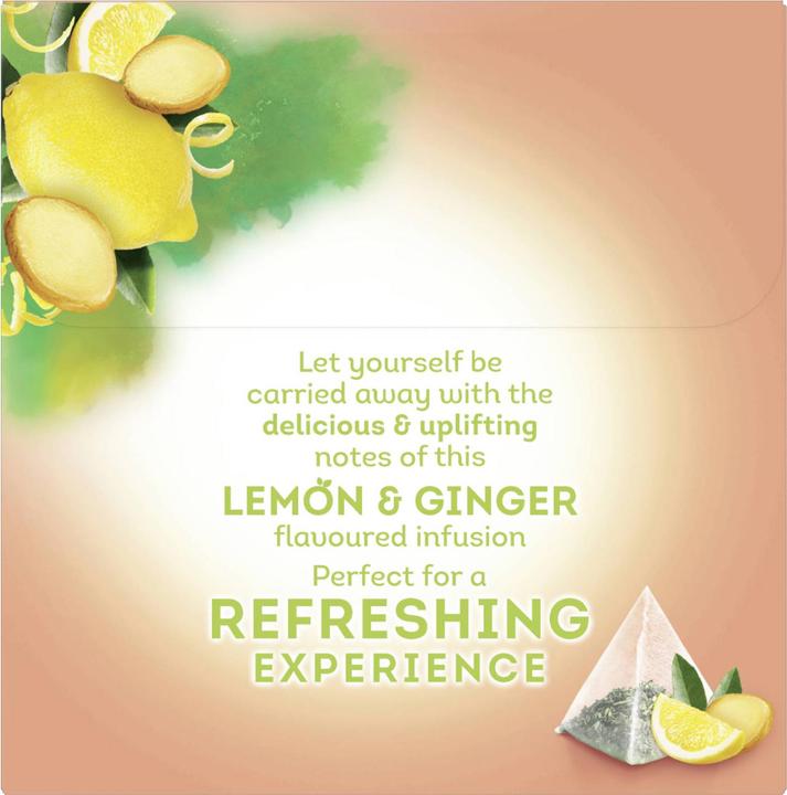 Actual product image Lipton Tea Bag Lemon Ginger (40 g)