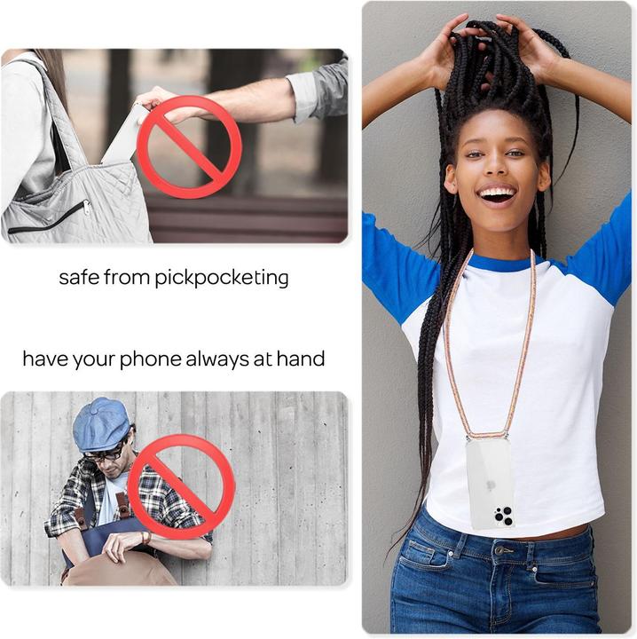 Productafbeelding Nalia Mobiel telefoonhoesje met ketting