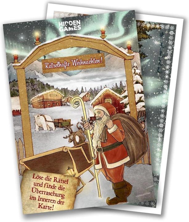 Hidden Games HIDKART2 - : Rätselhafte Weihnachten Rätselkarte (DE) (Deutsch)
