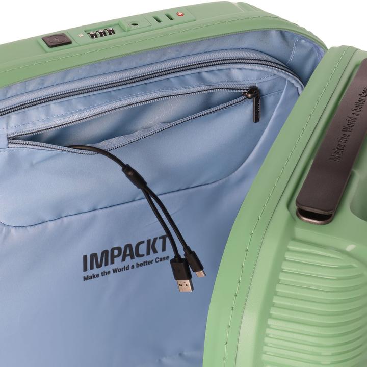 Image du produit Impackt IP1 - Trolley à 4 roues avec port USB, Spring (38 l)