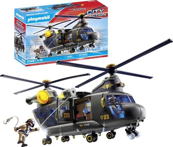 Image du produit Playmobil Avion de sauvetage du SWAT (71149, Playmobil City Action)