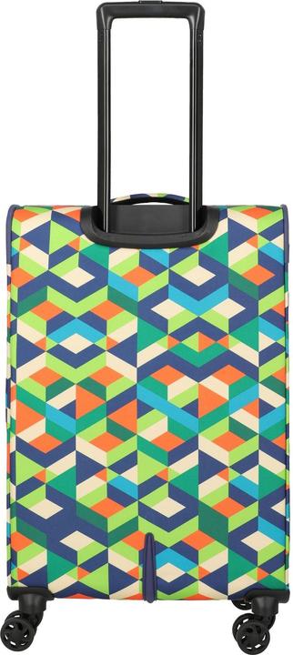 Actual product image Travelite Campus 4-wheel suitcase set, 3-piece with stretch fold (185 l)