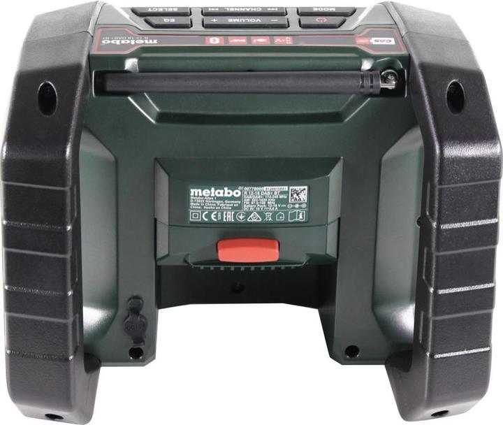 Actual product image Metabo R 12-18 DAB+ BT Battery construction site radio 12-18 V DAB+ Bluetooth + 2x battery 5.5 Ah + charger (AM, DAB+, FM, Bluetooth)