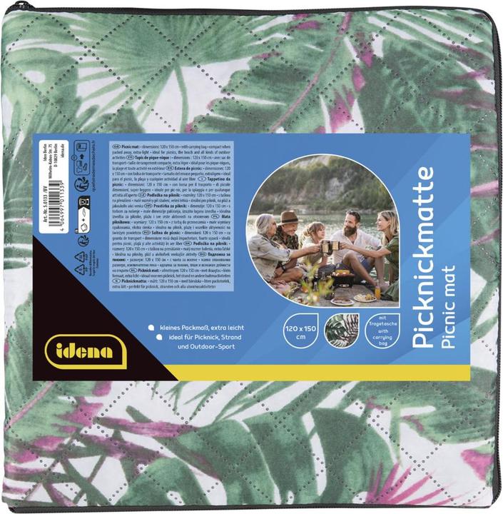 Produktbild Idena Picknick- und Strandmatte 120x150cm