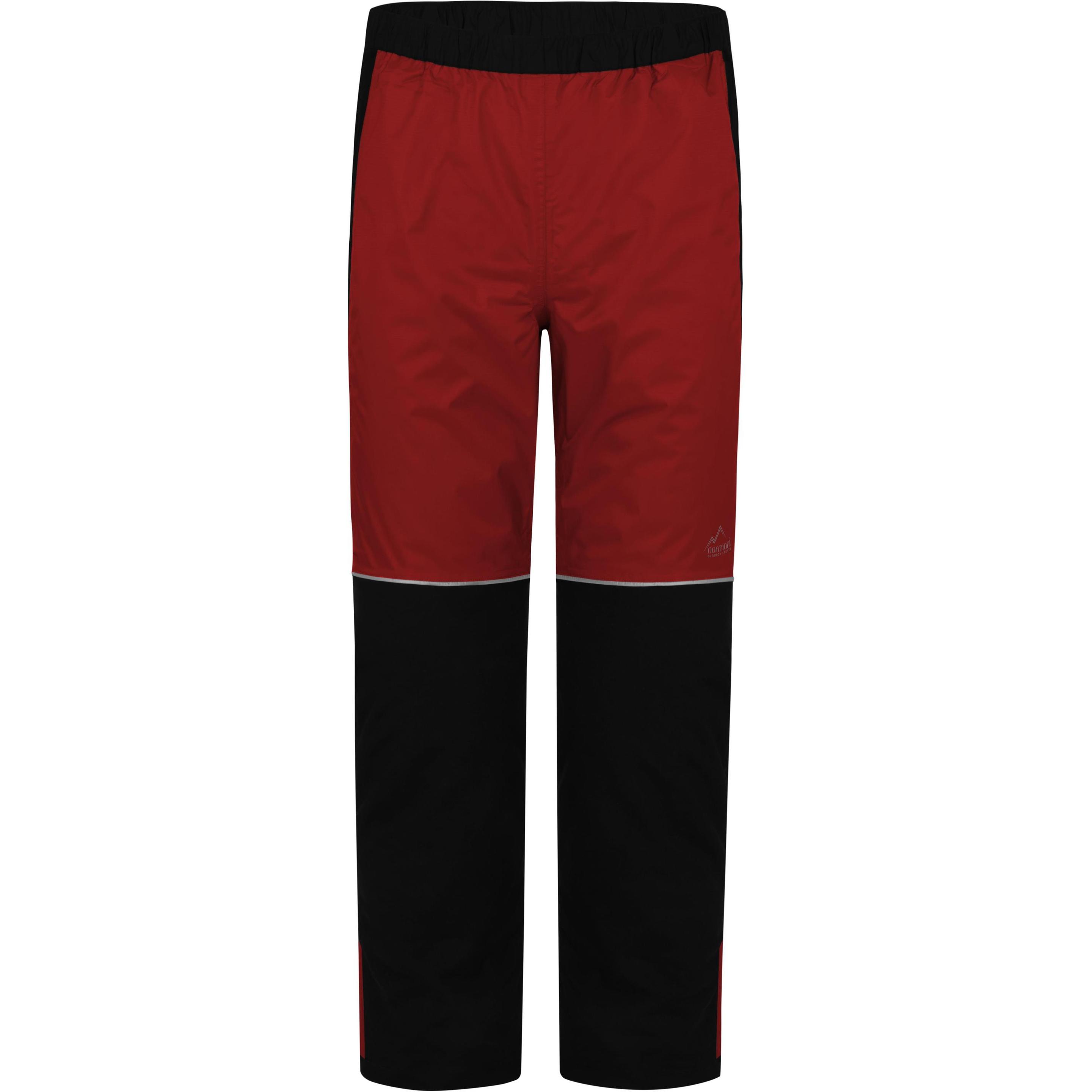 Normani, Herren, Outdoorhose, Kinder Regenhose „Sekiu“ - 8815 (158, 164), Rot, 158, 164