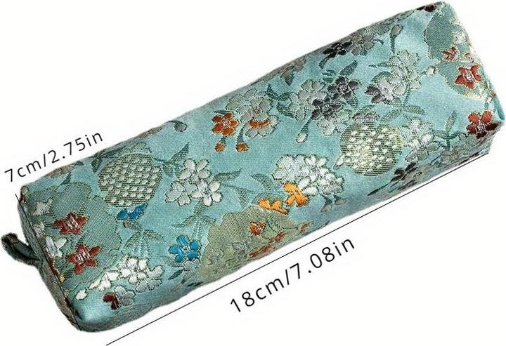 Immagine prodotto Only-Bags.Store Astuccio per matite retro in cotone e lino, organizer per penne d'arte su tela, semplice e di