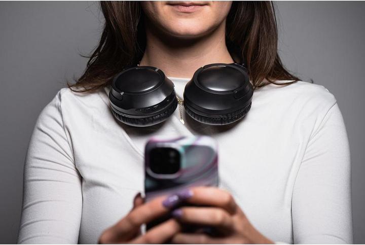 Immagine prodotto Forcell Wired headphones F-AUDIO Vibe ANC wireless headphones bluetooth ANC + TUYA APP black (ANC, 20 h, Senza fili)