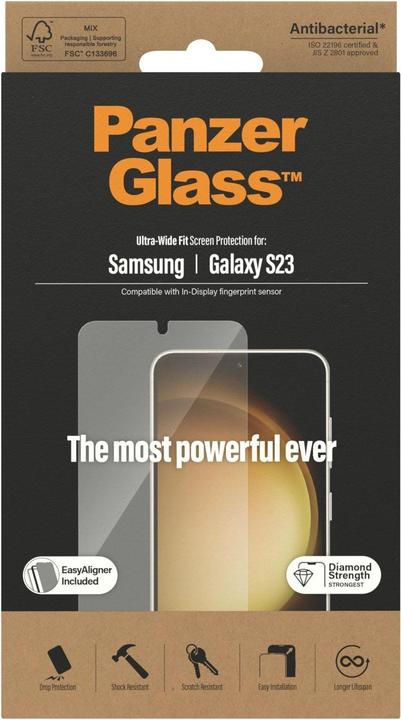 Actual product image PanzerGlass Ultra Wide (1 Piece, Samsung Galaxy S23)
