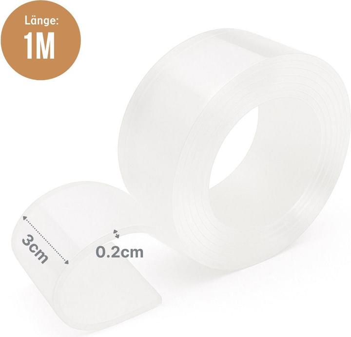 Produktbild Hermex Nano-Tape Doppelseitiges Klebeband Nano-Klebeband Montageklebeband (30 mm)