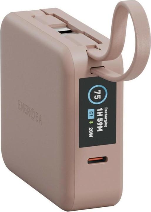 Energea Induction PowerBank MagPac Mini Plus 3C 10000mAh Magsafe pink (10000 mAh, 20 W)