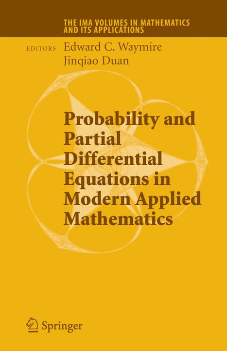 Probability and Partial Differential Equations in Modern Applied Mathematics (Englisch, Edward C. Waymire, 2011)