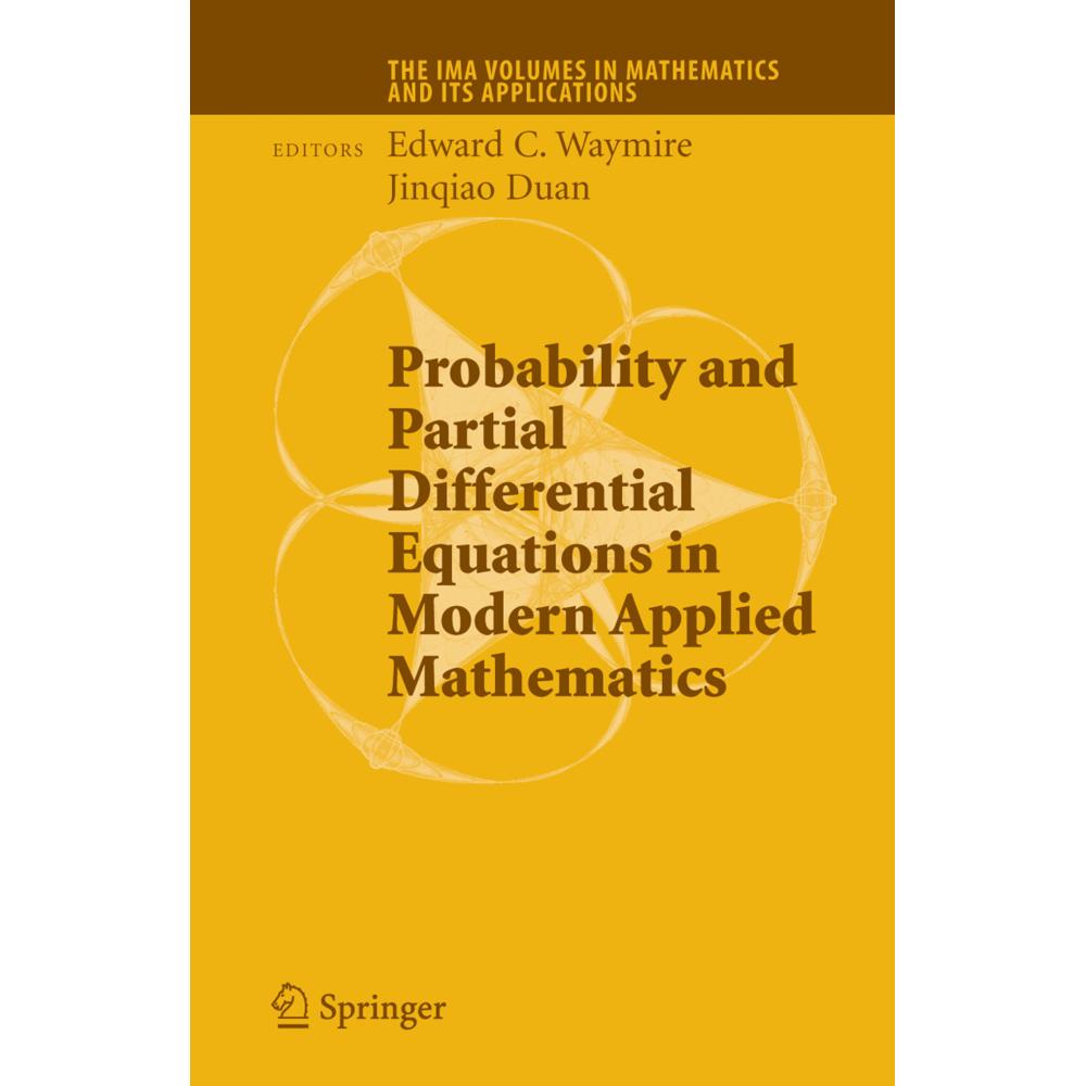 Probability and Partial Differential Equations in Modern Applied Mathematics, Fachbücher von Edward C. Waymire