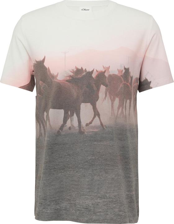 Produktbild S.Oliver T-Shirt Baumwoll-T-Shirt mit Fotoprint (XL)