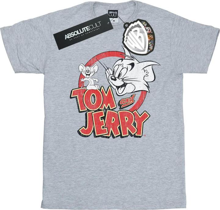 Produktbild Tom & Jerry Distressed Logo TShirt (3XL)
