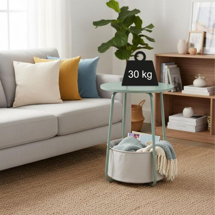 Image du produit Relaxdays Table d'appoint (40 x 40 x 50 cm)