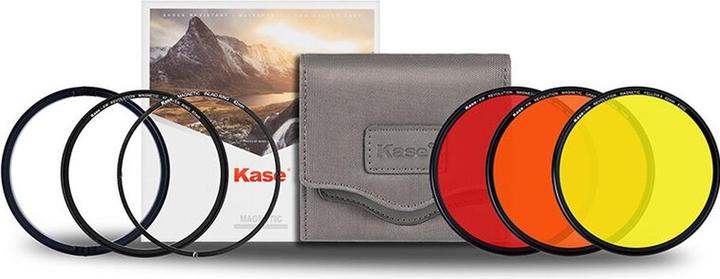 Produktbild Kase Revolution Black & White Kit (Red+Orange+Yellow filter/Adapter ring/Inlaid ring/Filter bag) 82mm (82 mm, Farbfilter)