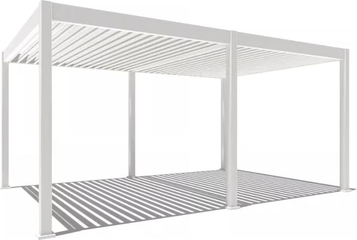 Immagine prodotto Weide elektrische Pergola 3.6x5.3m Weiss mit LED (530 cm, 360 cm)