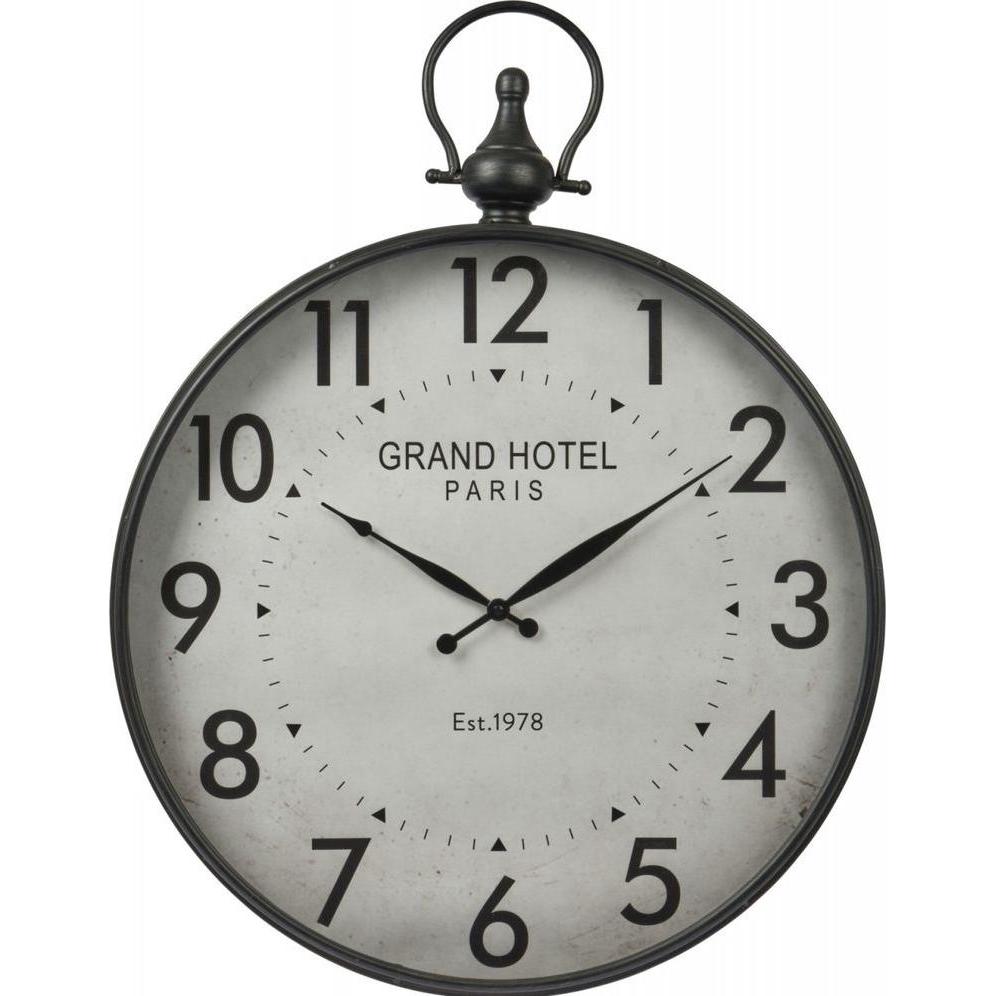 ART, Wanduhr, Paris analoge Wanduhr im Retro-Stil 57cm (57 cm)