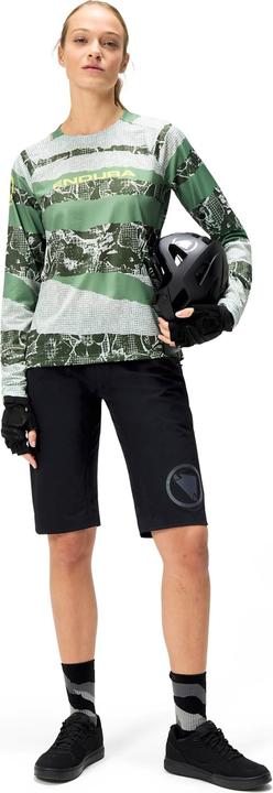 Actual product image Endura Patchwork Wms Ltd L/S Tee Mag (M)