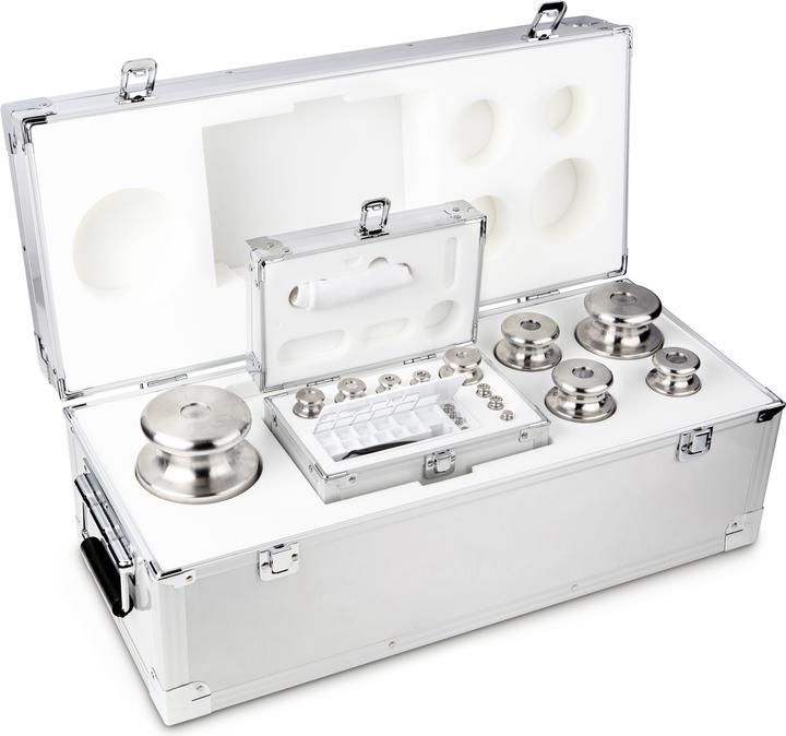 Image du produit Kern Sohn M1 1 g - 10 kg Jeu de poids dans un étui en aluminium, acier inoxydable tourné (344-096)