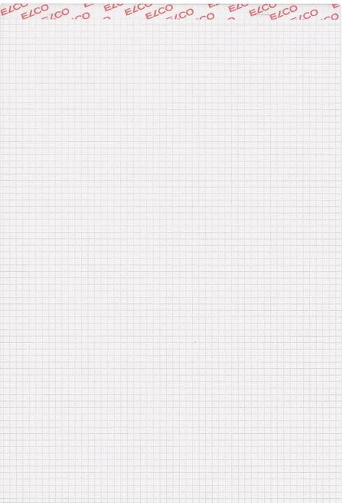 Actual product image Elco Notepad Office, 4mm (A4, Checked, No binding)