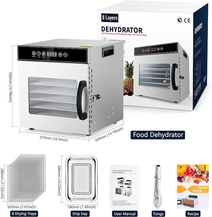 Actual product image Kwasyo Dehydrator 8 shelves