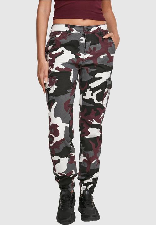 Immagine prodotto Urban Classics Pantaloni cargo camo a vita alta da donna (30)