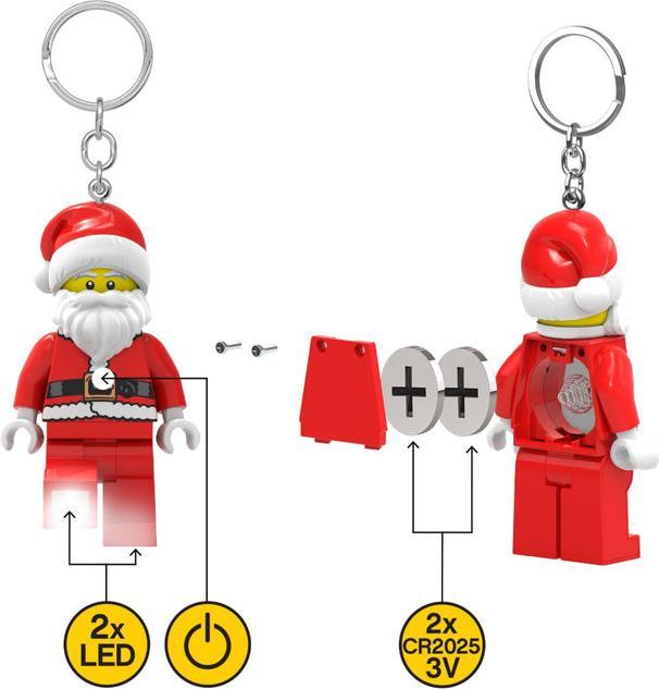 Image du produit Euromic LEGO - Keychain w/LED - Père Noël (4006036-LGL-KE189H)