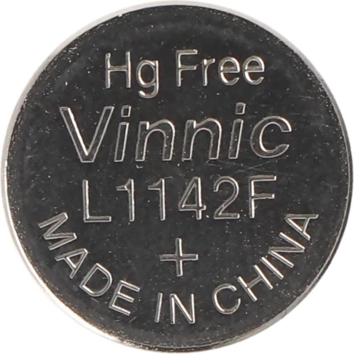 Actual product image Vinnic 10er Set LR43, VA12GA, 186, 84, LR1142, G12, AG12, L1142, RW84, D186 (10 pcs., LR43, 80 mAh)