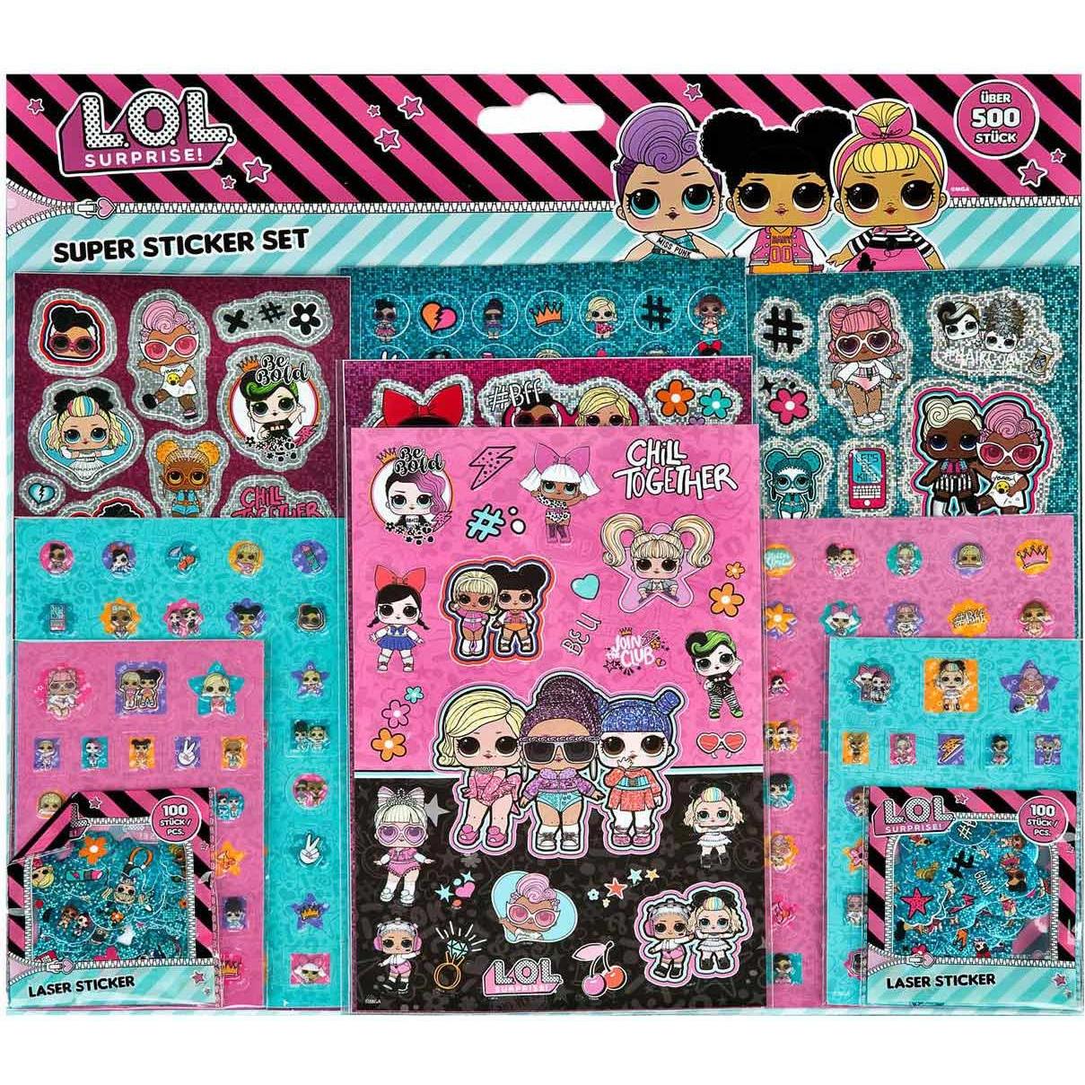 L.O.L. Surprise!, Sticker, Super Sticker Set