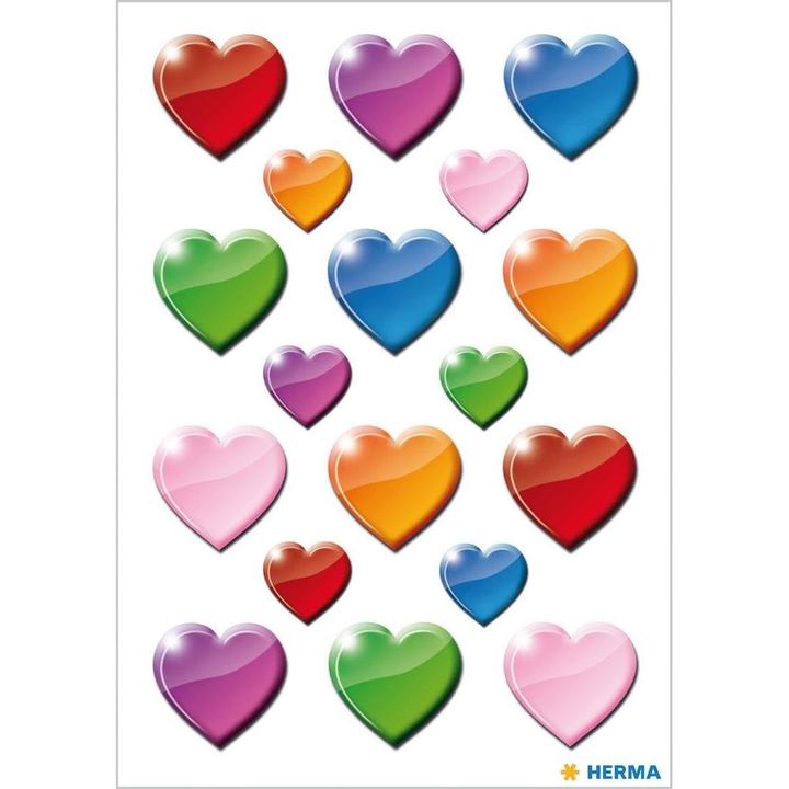 Actual product image HERMA Sticker hearts
