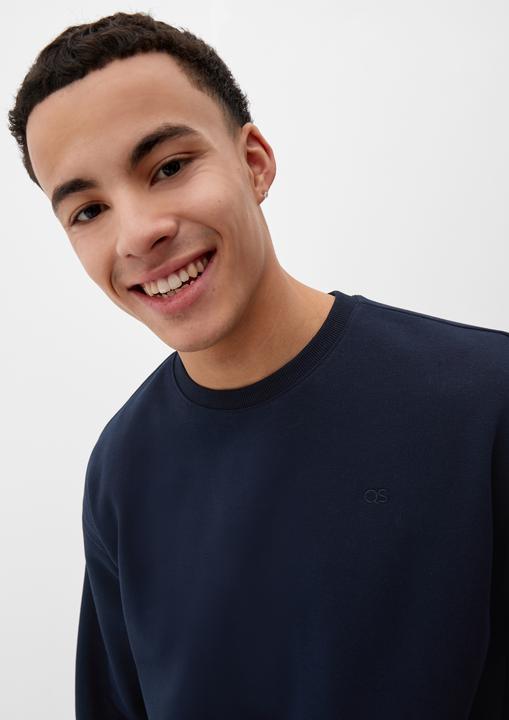 Produktbild s.Oliver Sweatshirt Sweatshirt mit Logostickerei (S)
