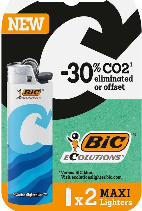 Image du produit Bic Briquet à friction J26 Maxi Ecolutions, Assortiment, boîte de 2