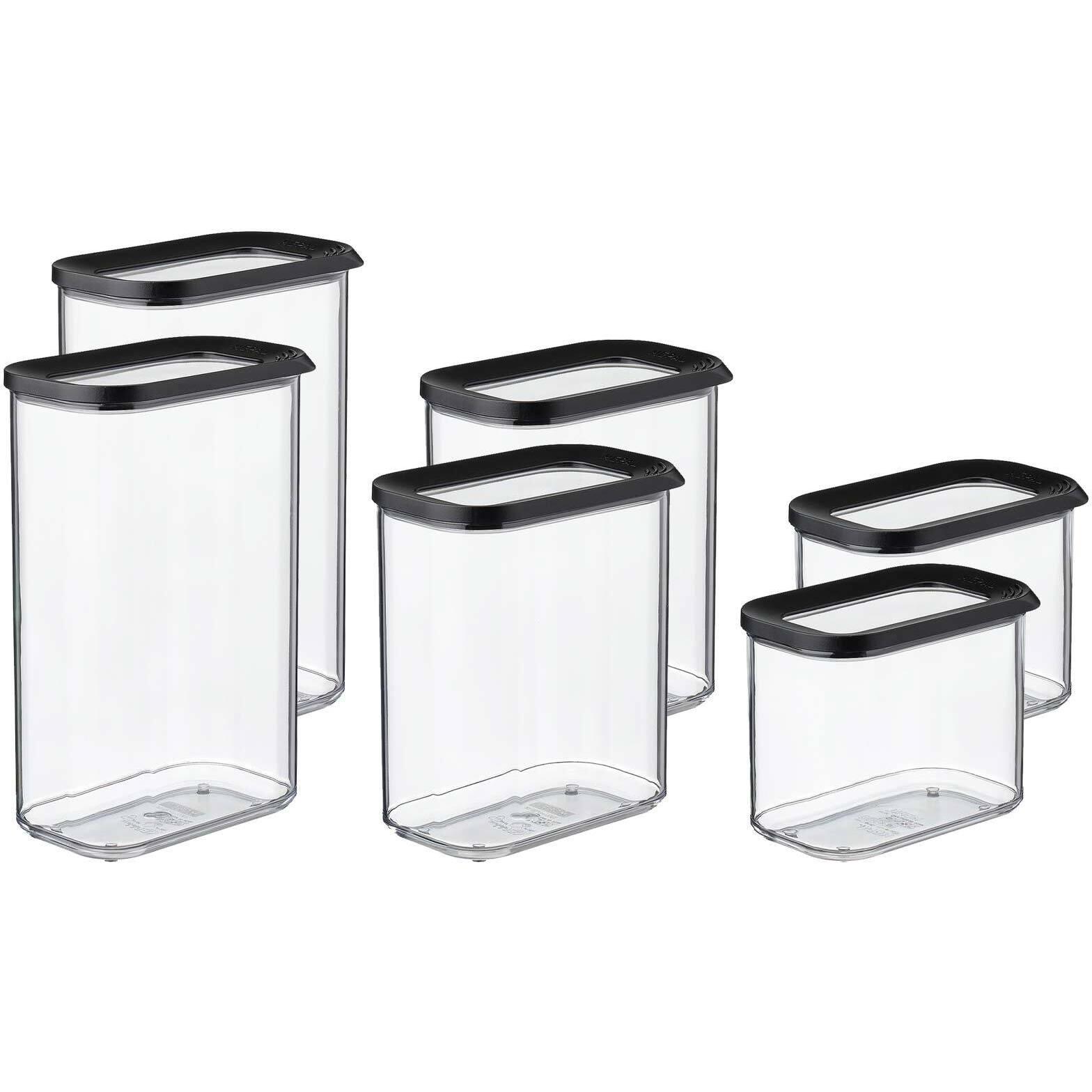 Thumbnail - Mepal Vorratsdosen Modula, Vorratsbehälter, Schwarz