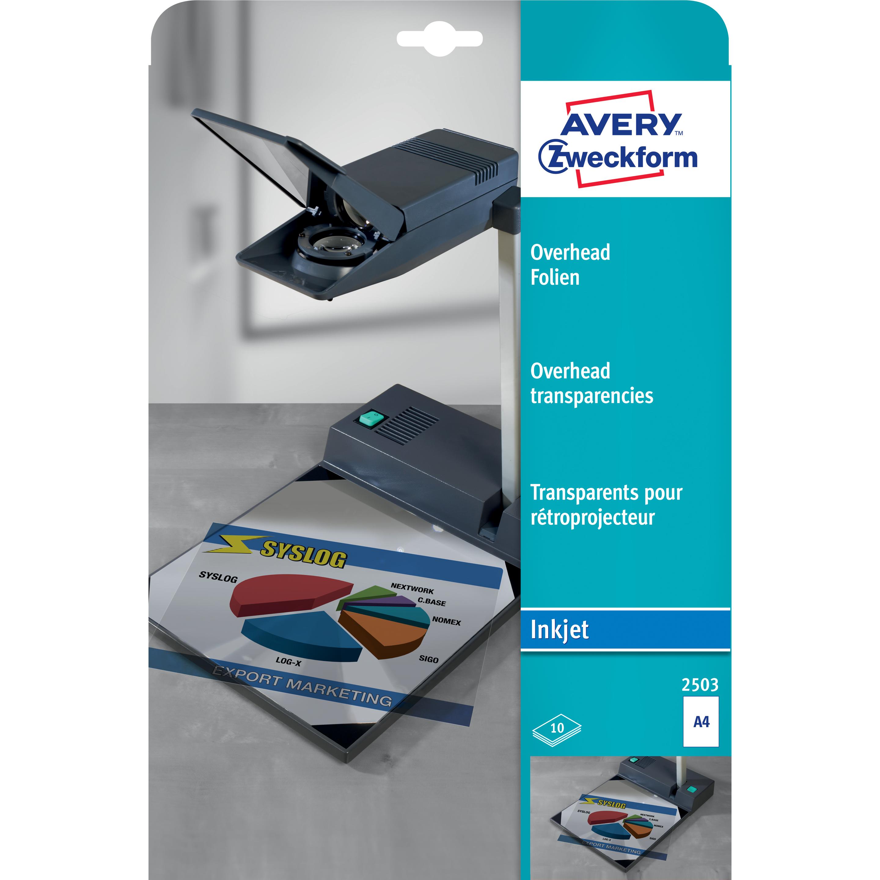 Avery Overhead-Folien (A4) (2503)