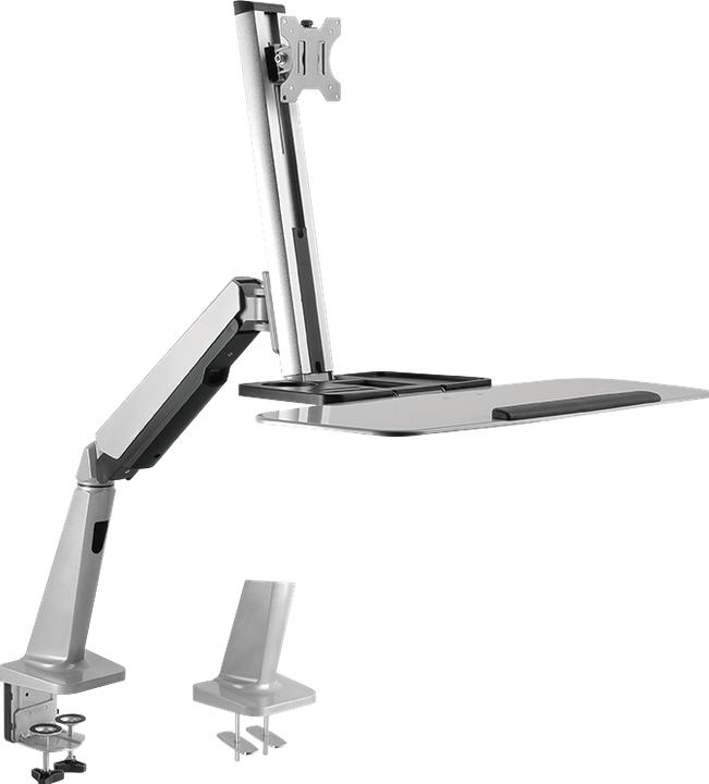 Actual product image LogiLink 1332 Sit/stand workstation Monitor desk holder (Table, 32", 8 kg)