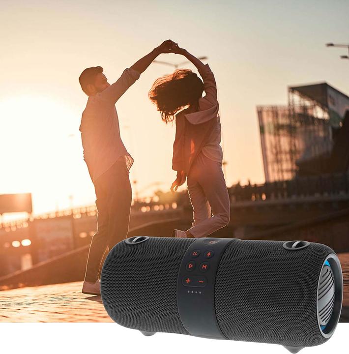 Immagine prodotto Nedis Altoparlante Bluetooth - Durata massima della batteria: 6,5 ore - Portatile - 40 W - Stereo - (6.50 h, Corrente elettrica)