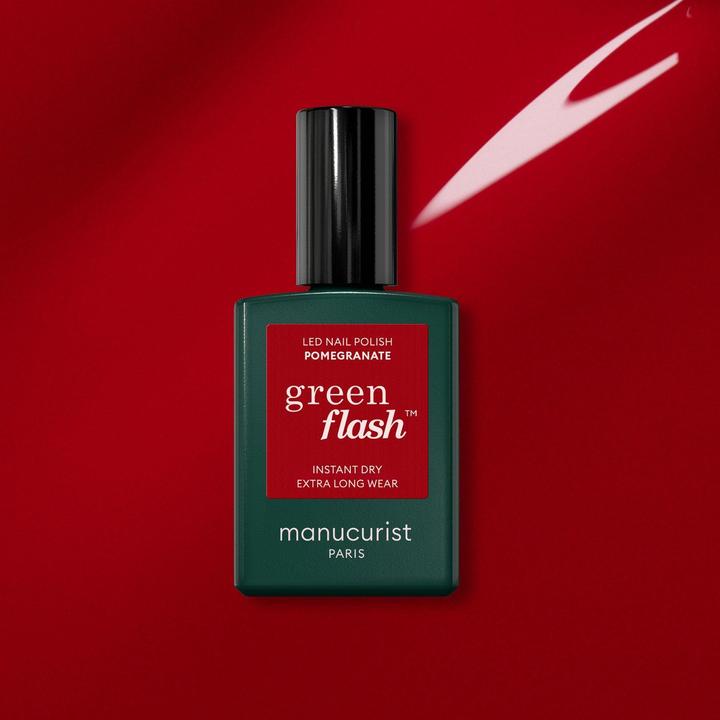 Image du produit Manucurist Green Flash vernis à ongles Pomegranate (Rouge, Vernis à ongles effet gel)
