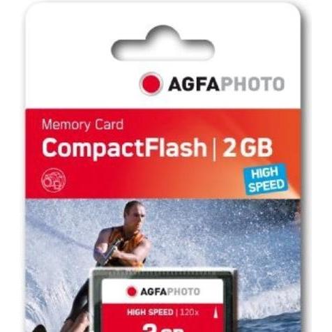 Thumbnail - AGFAPHOTO Compact Flash 2GB High Speed 120x MLC (2 GB, CF), Speicherkarte, Schwarz