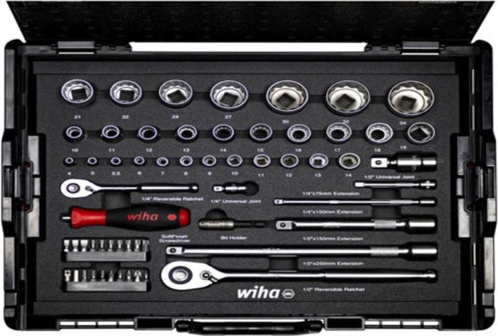 Produktbild Wiha Steckschlüssel- und Bit Set (1/4", 1/2")