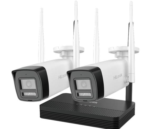 HiLook Wireless EasyLink Wi-Fi 6 Videoüberwachungskit, 4MP