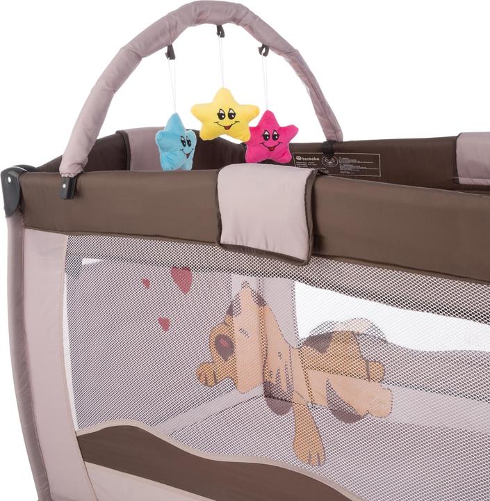 Immagine prodotto tectake Cane culla da viaggio con fasciatoio e borsa per il trasporto (60 x 120 cm)