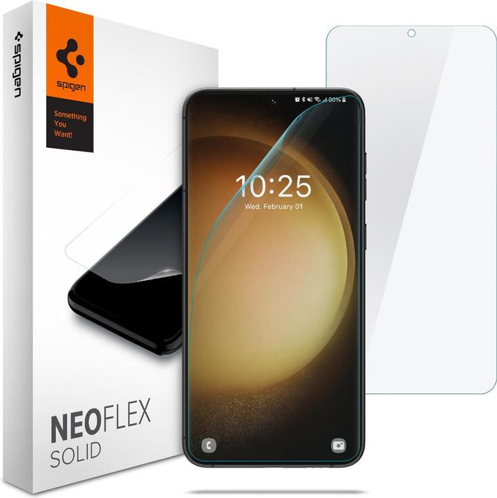 Actual product image Spigen Folia Neo Flex Sam S23 2szt aplikacja na mokro AFL05957 (2 Piece, Samsung Galaxy S23)