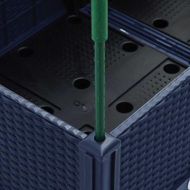 Image du produit vidaXL Bac à plantes avec treillis PP