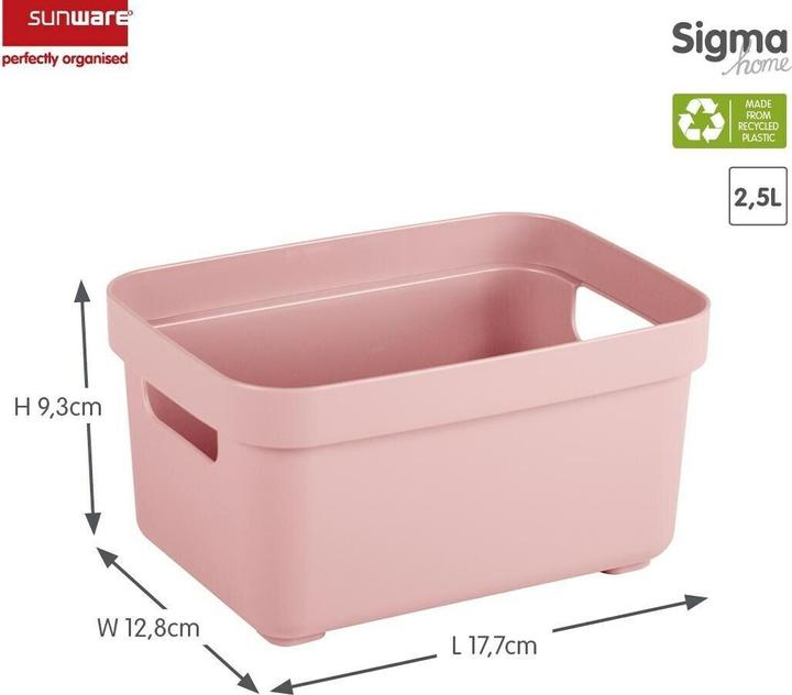 Image du produit Sunware Sigma home Boîte de rangement 2,5L rose (2.50 l)