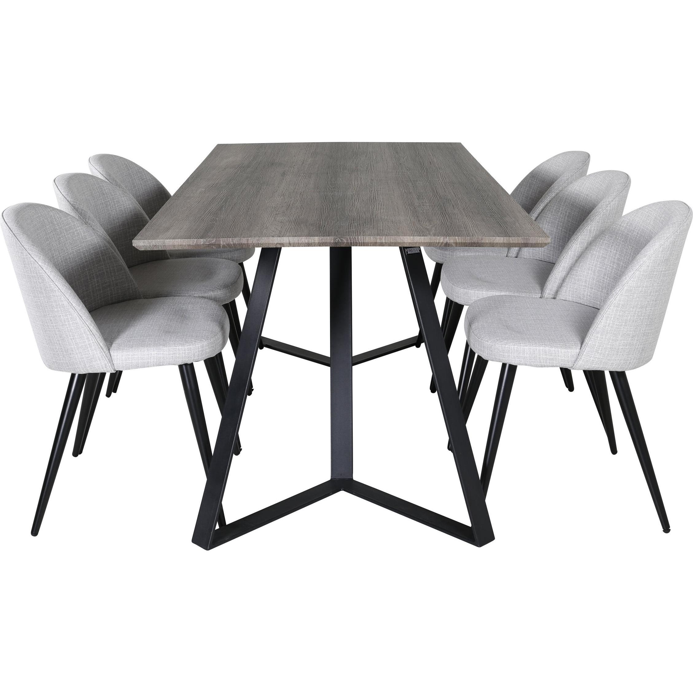 Thumbnail - Venture Home, Esstisch, Marina, Velvet (75 x 180 x 90 cm)