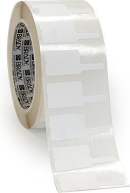 Brady B33FP-01-425, polypropylene, white, matt, 30.00 x 10.00 mm, flags, permanent, layout 1 (100 (5.59 cm)