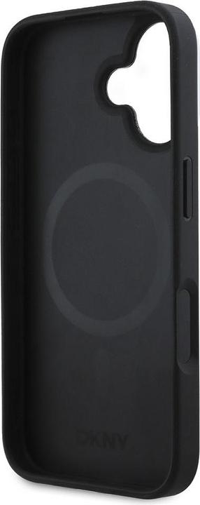 Actual product image DKNY DKHMP16SPCPVSLK iPhone 16 6.1" czarny/black hardcase Checkered Pattern Magsafe (Apple iPhone 16)