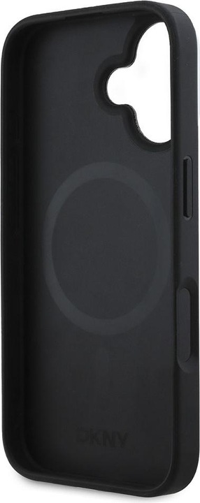 Immagine prodotto DKNY DKHMP16SPCPVSLK Custodia rigida per iPhone 16 6,1" in acciaio/nero con motivo a scacchi Magsafe (Apple iPhone 16)
