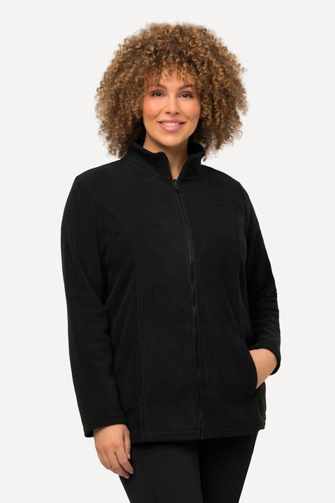 Actual product image Ulla Popken Modular Fleece Zip Front Jacket (50, 52)